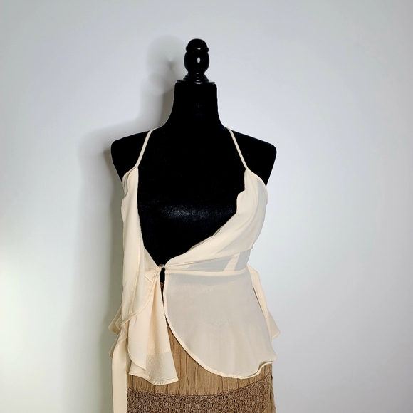 MONTEAU Blouse in Beige - Picture 5 of 13